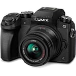 (Refurbished) Panasonic LUMIX G7 16.00 MP 4K Mirrorless Interchangeable Lens Camera Kit with 14-42 mm Lens (Black)