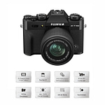 Fujifilm X-T30 II 26.1MP APS-C X-Trans Sensor|Retro Style mirrorless Camera|4k vlogging|High Speed Recording FHD 240fps|Advance AF with 15-45mm Optical Zoom Lens f/3.5-5.6 for Street/Lifestyle -Black