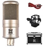 Xtreme Acoustics Kadence C01-SL Unidirectional, Condenser Microphone for Recording/Podcasting/Live Streaming/Home Studio/YouTube Videos with XLR Cable and and Flight Case.
