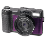 Minolta Mnd30 30 Mp / 2.7K Ultra Hd Digital Camera (Purple) – 32 Gb G