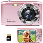 Digital Camera, 4K Digital Point and Shoot Camera for Teens, 58MP Digital Cameras for Photography with 2.88″ Screen, 16X Zoom, Macro Mode, 64GB Card, 20 Filter Effects, Compact Digital Camera for Kids