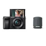 Sony Alpha 6400L APS-C Camera (16-50mm Lens) with Wireless Bluetooth Speaker (SRS-XB100) | 24.2MP | Real-Time Eye Auto Focus |4K Vlogging Camera | Tiltable LCD – Black