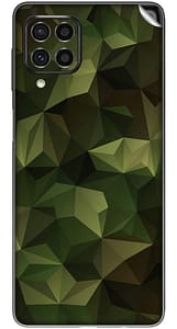 Read more about the article SILKWRAPS® Printed Matte Finish Vinyl Mobile Wrap Compatible with Samsung Galaxy M53 5G Skin Sticker Protector- Diamond-Green-Camouflage-37 (ONLY Back and Camera Part)