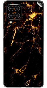 Read more about the article SILKWRAPS® Printed Matte Finish Vinyl Mobile Wrap Compatible with Samsung Galaxy M53 5G Skin Sticker Protector- Signature-Black-Gold-Marble-38 (ONLY Back and Camera Part)