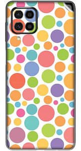 Read more about the article SILKWRAPS® Printed Matte Finish Vinyl Mobile Wrap Compatible with Samsung Galaxy M33 5G Skin Sticker Protector- Polkadot-Pattern-110 (ONLY Back and Camera Part)