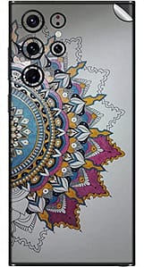 Read more about the article SILKWRAPS® Printed Matte Finish Vinyl Mobile Wrap Compatible with Samsung Galaxy S22 Ultra 5G Skin Sticker Protector- Designer-Pattern-163 (ONLY Back and Camera Part)