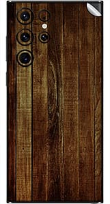 Read more about the article SILKWRAPS® Printed Matte Finish Vinyl Mobile Wrap Compatible with Samsung Galaxy S22 Ultra 5G Skin Sticker Protector- Wood-Abstract-257 (ONLY Back and Camera Part)