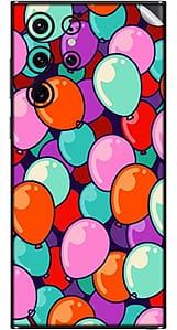 Read more about the article SILKWRAPS® Printed Matte Finish Vinyl Mobile Wrap Compatible with Samsung Galaxy S22 Ultra 5G Skin Sticker Protector- Multi-Color-Balloon-Pattern-74 (ONLY Back and Camera Part)