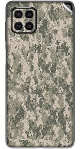 Read more about the article SILKWRAPS® Printed Matte Finish Vinyl Mobile Wrap Compatible with Samsung Galaxy M53 5G Skin Sticker Protector- Grey-Digi-Camouflage-62 (ONLY Back and Camera Part)