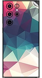 Read more about the article SILKWRAPS® Printed Matte Finish Vinyl Mobile Wrap Compatible with Samsung Galaxy S22 Ultra 5G Skin Sticker Protector- Geometric-Pattern-230 (ONLY Back and Camera Part)