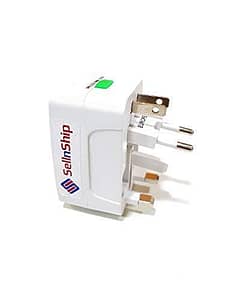 Read more about the article SellnShip Europe/UK/US/China/India All in One Universal International Travel Adapter Plug Surge Protector