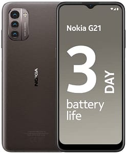 Read more about the article Nokia G21 Android Smartphone, Dual SIM, 3-Day Battery Life, 4GB RAM + 64GB Storage, 50MP Triple AI Camera | Dusk