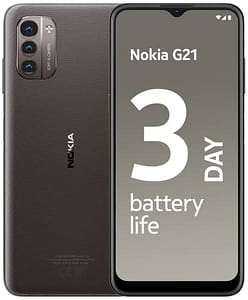 Read more about the article (Renewed) Nokia G21 Android Smartphone, Dual SIM, 3-Day Battery Life, 4GB RAM + 64GB Storage, 50MP Triple AI Camera | Dusk