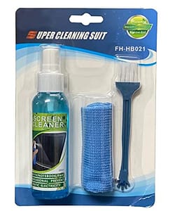 Read more about the article NIGSUR 3 in 1 Screen Cleaning Kit with Brush and Micro Fiber Cloth for PC, Laptops, LCD, LED Mobiles & TV (100 ML)