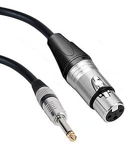 Read more about the article SeCro Microphone Cable 6.35 mm Mono to XLR Female Microphone Cable for Microphones,Powered Speakers,Sound Consoles and Other Pro Devices (3 Meters)