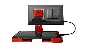 Read more about the article Tmodo Mobile Stand for Wall- Multi-Purpose 3 Plug Wall Mounted Stand for Mobile Phones, iPhones, Power Banks, Tablets, Trimmers or Any Pocket Sized Electronic Gadgets. (Red)