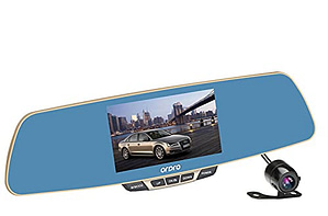 Read more about the article India Gadgets – T2 Car HD DVR Dashcam + Rearview Mirror + Reverse Parking Camera: 5 Inch LCD Screen: 170 Degree Wide Angle Lens: G-Sensor Function