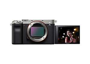 Read more about the article Sony Alpha ILCE-7C Compact Full Frame Camera | 4K with Flip Screen, Light Weight | Real time Tracking |Content Creation – Silver