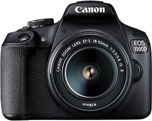 Read more about the article (Refurbished) Canon EOS 1500D Digital SLR Camera (Black) with EF S18-55 is II Lens/Camera Case