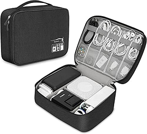 Read more about the article Styleys Gadget Organizer Case, Portable Zippered Pouch for All Small Gadgets, Hdd, Power Bank and Adapters , USB Cables (Black)