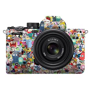 WRAPTURE. Premium DSLR Camera Scratchproof Protective Skin for Sony A7 IV – No Residue Removal, Bubble Free, Scratch Resistant, Stretchable, HD Quality Printed – HDCS-SonyA74 (HDCS-SonyA74-003)