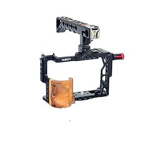 Read more about the article FILMCITY Protect stabilize Aluminum Camera Cage with Top Handle for Camera Video Film Movie Making Stabilizer Camera Tripod Mount Video Shoot (FC-A7RS)