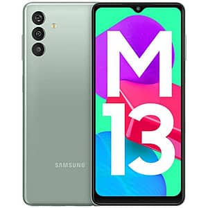 Read more about the article Samsung Galaxy M13 (Aqua Green, 6GB, 128GB Storage) | 6000mAh Battery | Upto 12GB RAM with RAM Plus