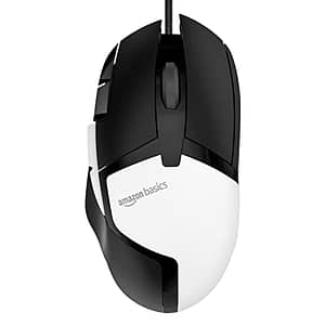 Read more about the article Amazon Basics Wired Gaming Mouse, 4000 DPI, Lightweight, 8 Programmable Buttons, 500 IPS High-Speed Tracking, 1.6m Length USB Cable, for Gaming PC, Computer, Laptop, Mac (Black)