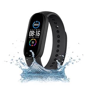 Read more about the article MI Smart Band 5- India’s No. 1 Fitness Band, 1.1″ (2.8 cm) AMOLED Color Display, 2 Weeks Battery Life, Personal Activity Intelligence (PAI), 11 Sports Mode, Heart Rate, Women’s Health Tracking (Black)