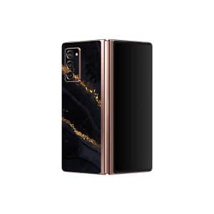 Read more about the article Gadget Gear Vinyl Skin Back Sticker Black Gold Marble (70) Mobile Skin Compatible with Samsung Galaxy Z Fold 2 (5G) (Only Back Panel Coverage Sticker)