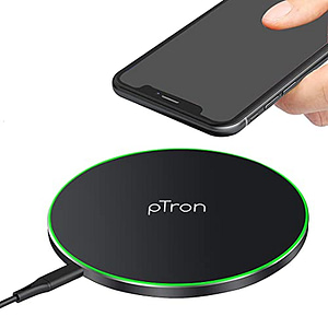 Read more about the article pTron Bullet Wireless WX21 15W Fast Charging Pad with 3A Type-C 1.2 Meter Cable, Compatible with Wireless Charging Enabled Smartphones (Black)