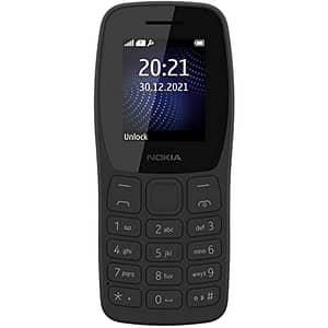 Read more about the article Nokia 105 Single SIM, Keypad Mobile Phone with Wireless FM Radio | Charcoal