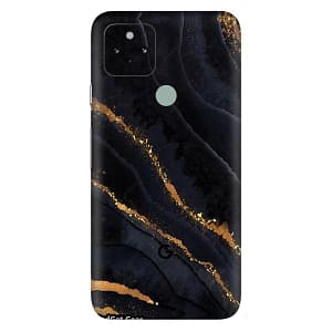 Read more about the article Gadget Gear Vinyl Skin Back Sticker Black Gold Marble (70) Mobile Skin Compatible with Google Pixel 5 (Only Back Panel Coverage Sticker)