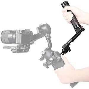 Read more about the article R083 RSC2 Foldable Handle Compatible with DJI RSC2 / RS 2 / RS 3 / RS 3 Pro Gimbal Stabilizer, Inverted Holding Grip Video Shooting Accessories for Camera DSLR Monitor Fill Light Mic Bracket Handheld