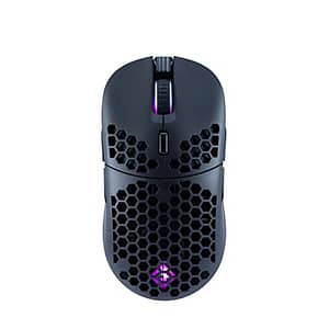 Read more about the article Cosmic Byte Kilonova 3335IC Wireless + Wired Dual Mode RGB Gaming Mouse with Pixart 3335 Sensor, Ultra Lightweight 89grams,Rechargeable 400mAh Battery, Replaceable Top Cover and Side Buttons (Black)