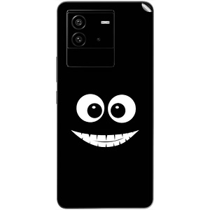 Read more about the article SILKWRAPS® Printed Matte Finish Vinyl Mobile Wrap Compatible with iQoo Neo 6 5G Skin Sticker Protector- Emoji Funny Face-05 (ONLY Back and Camera Part)