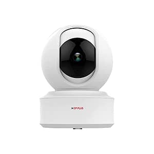 Read more about the article CP PLUS 3MP Full HD Smart Wi-fi CCTV Home Security Camera | 360° View | 2 Way Talk | Cloud Monitor | Motion Detect | Night Vision | Supports SD Card, Alexa & Ok Google | 15 Mtr, White- CP-E31A