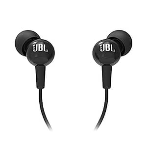 Read more about the article JBL C100SI Wired In Ear Headphones with Mic, JBL Pure Bass Sound, One Button Multi-function Remote, Angled Buds for Comfort fit (Black)