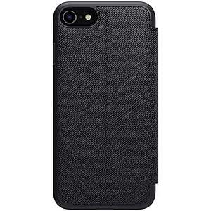 Read more about the article Nillkin Case for Apple iPhone SE 2022 / Apple iPhone SE 2 2020/7 / 8 (4.7″ Inch) Ming PU Leather Finish Luxury TPU + PC 360 Coverage with Media Viewing Case Black