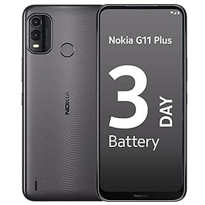 Read more about the article Nokia G11 Android 12 Smartphone, Dual SIM, 3-Day Battery Life, 4GB RAM + 64GB Storage, 50MP Dual AI Camera | Charcoal Grey