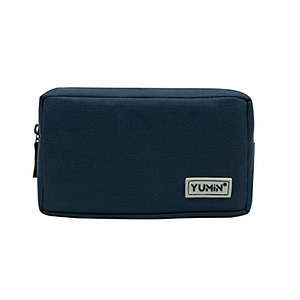 Read more about the article Yumin Polyester Gadget Organizer Case Travel Accessories Pouch for Hard Disk / Charger / Cable Tech Kit Organizer (Pack of 1, Blue)