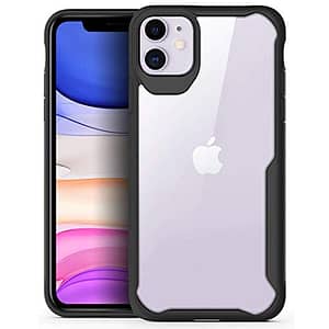 Read more about the article Amazon Brand – Solimo Case Cover for iPhone 11 (PC and TPU|Black)