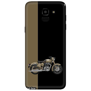 Read more about the article Gadget Gear Vinyl Skin Back Sticker Enfield Light Brown Black (120) Mobile Skin Compatible with Samsung Galaxy J6 (2018) (Only Back Panel Coverage Sticker)