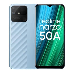 Read more about the article realme narzo 50A (Oxygen Blue , 4GB RAM + 64 GB Storage) Helio G85 Processor | 6000 mAh Battery