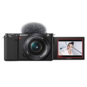 Read more about the article (Refurbished) Sony Alpha ZV-E10L 24.2 Mega Pixel Interchangeable-Lens Mirrorless vlog Camera with 16-50 mm Lens, Made for Creators (APS-C Sensor, Advanced Autofocus, Clear Audio, 4K )- Black,Optical Zoom