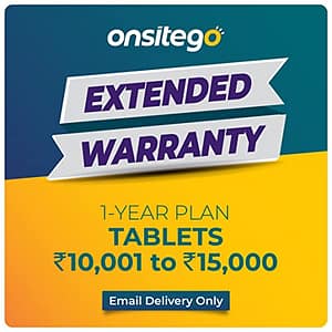 Read more about the article Onsitego 1 Year Extended Warranty for Tablets from Rs. 10001 to Rs. 15000 (Email Delivery in 2 Hours)