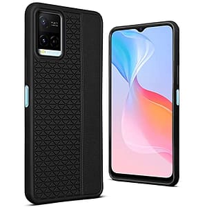 Read more about the article Jkobi Back Cover Case for Vivo Y21 2021 | Y21G (Dual Embossed Design |Heavy Duty Screen and Camera Protection | Skidproof Texture | Matte Black)