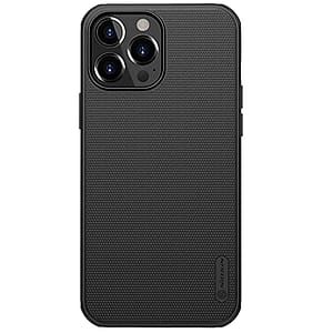 Read more about the article Nillkin Case for Apple iPhone 13 Pro Max (6.7″ Inch) Super Frosted Shield Pro Hard Back Soft Border (PC + TPU) Shock Absorb Cover Raised Bezel Camera Protect PC Without Logo Cut Black