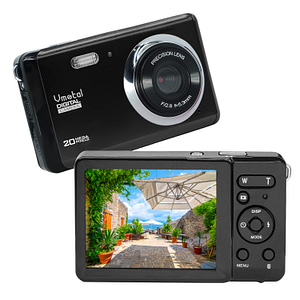 Read more about the article Vmotal 3 inches TFT LCD Rechargeable HD Mini Video Camera Digital with 8X Digital Zoom / 12 MP Compact Camera forStudents Kids/Beginners/Elderly (Black)