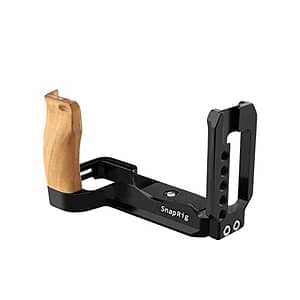 Read more about the article Proaim SnapRig L-Bracket with Wooden Grip Handle for Sony A6100 A6300 A6400 Cameras (LB230)